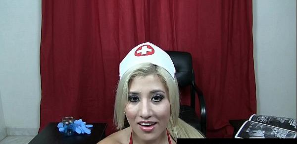  JOI Nurse Cristi Ann Helps You Cum For The Sperk Bank!